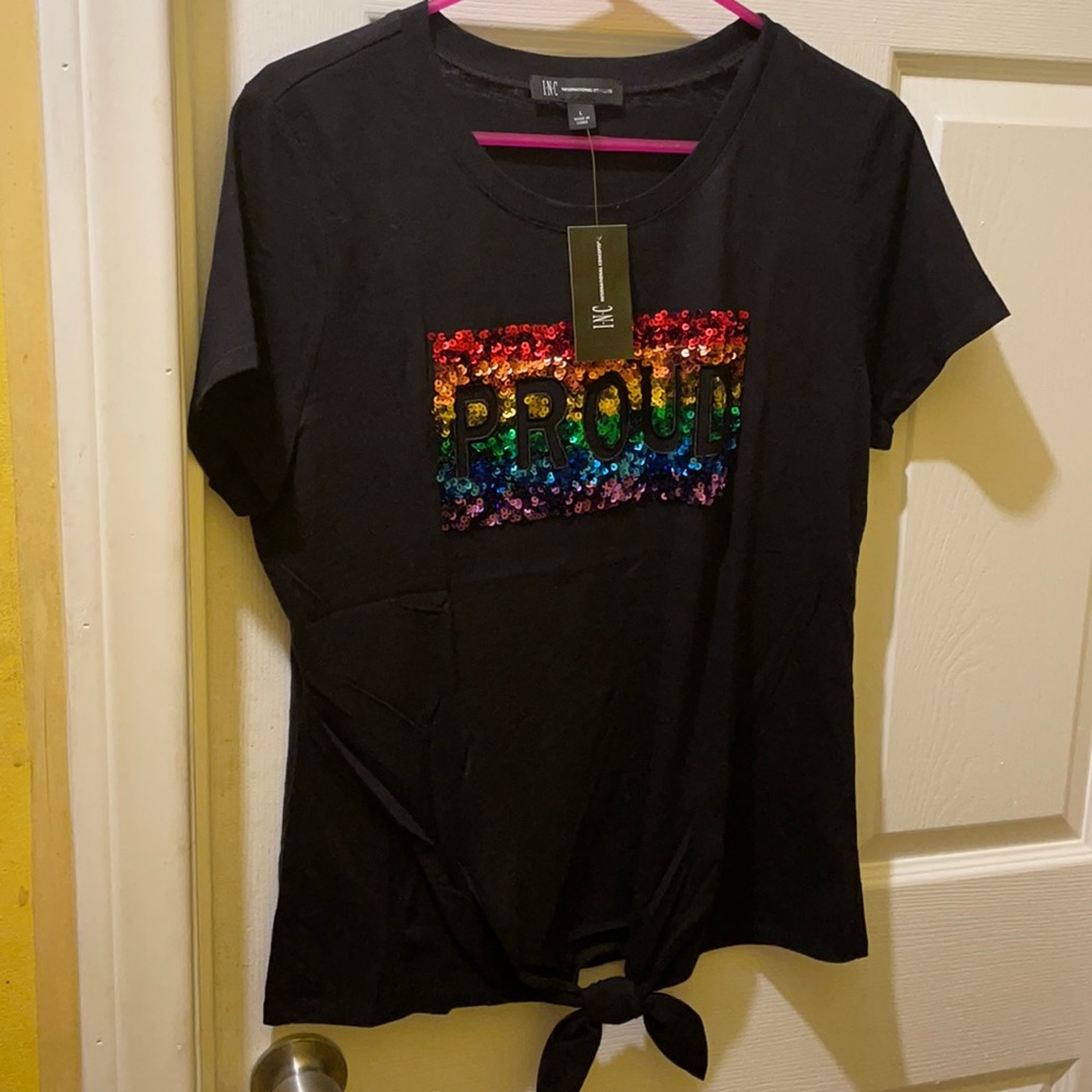 NWT Size L By INC.  PROUD shirt!